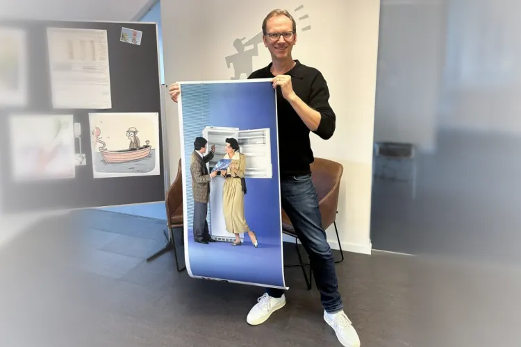 Christian Rechmann mit Liebherr Roll-Up