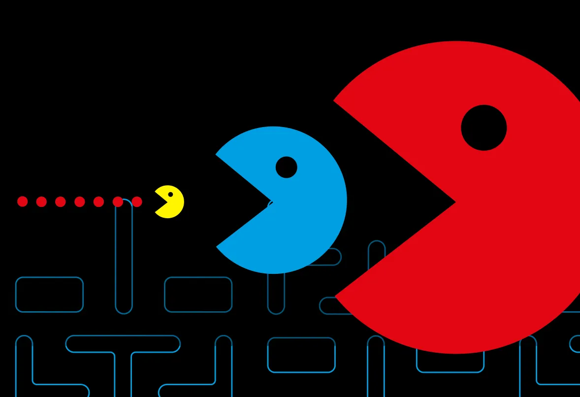 Pacman frisst Pacman