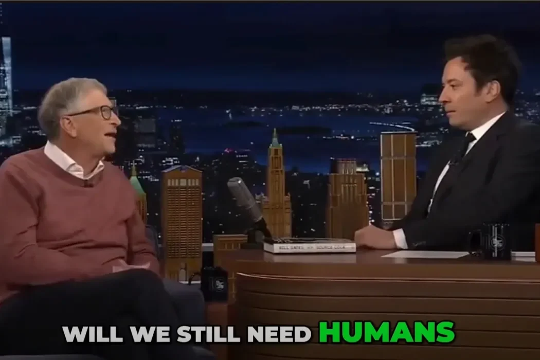 Bill Gates bei Jimmy Fellon: Will we still need humans?