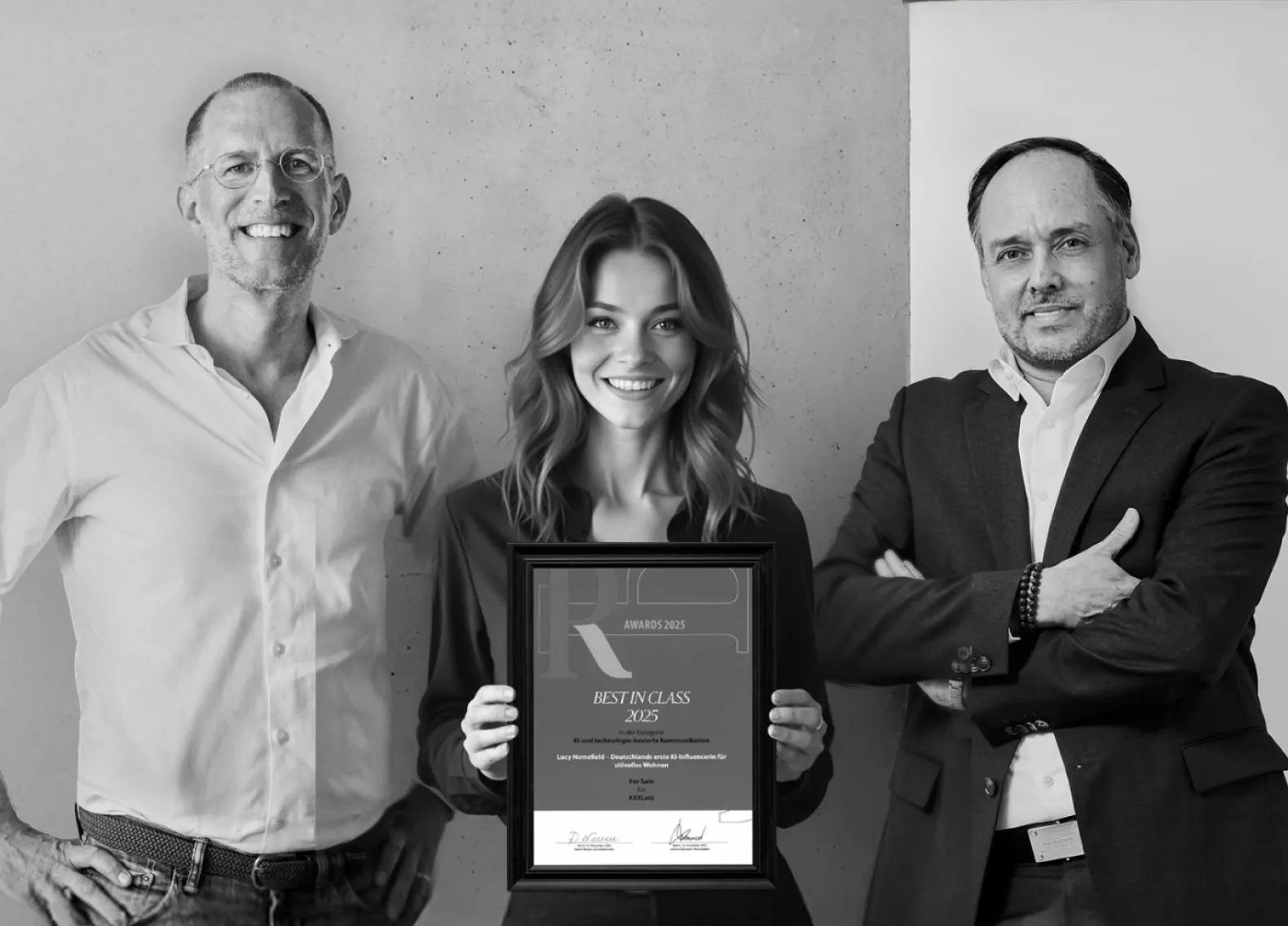 Stefan Filtgen, Lucy Homefield und Konrad Nill