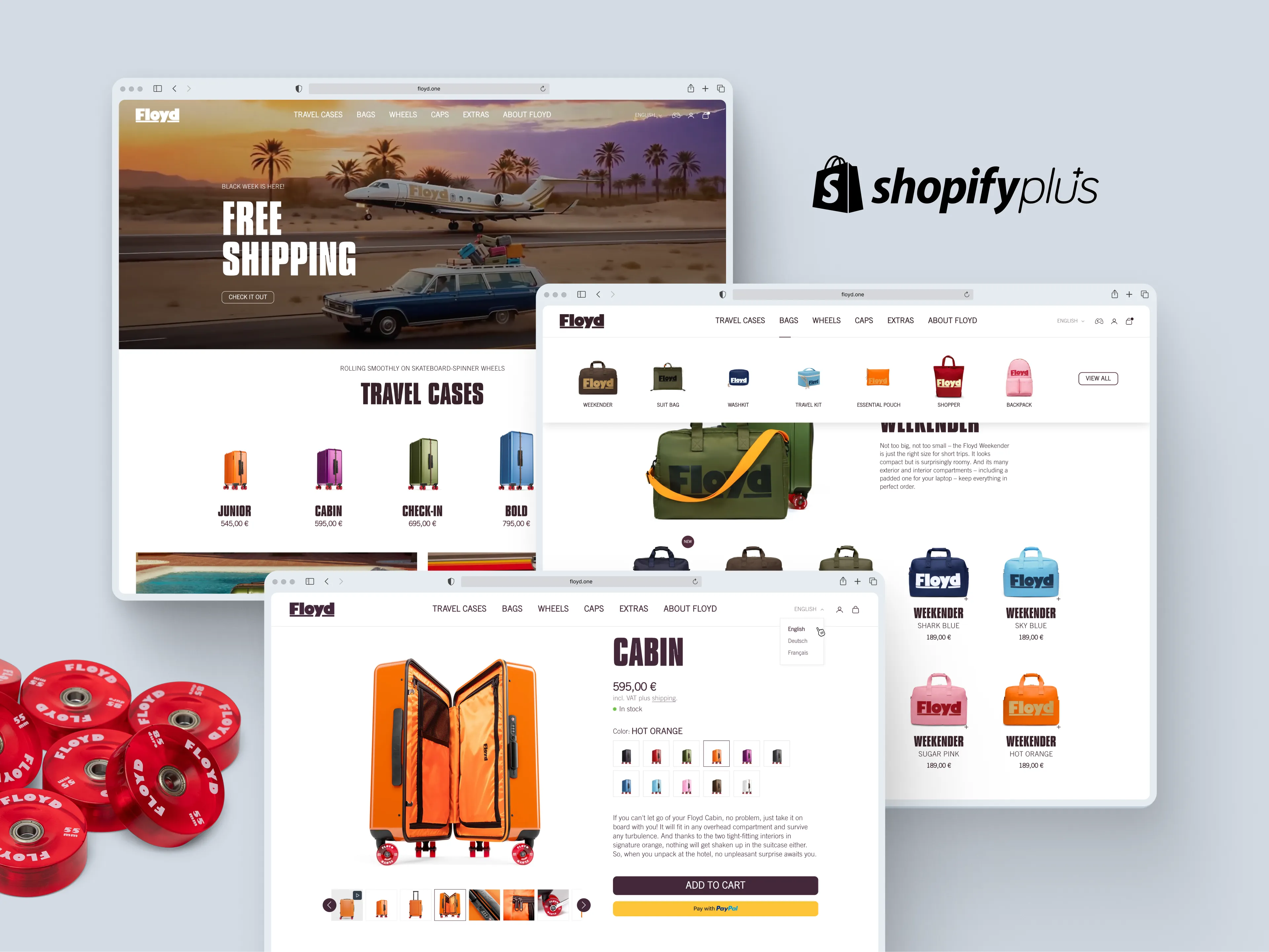 Shopify E-Commerce für eine ikonische Travel Brand