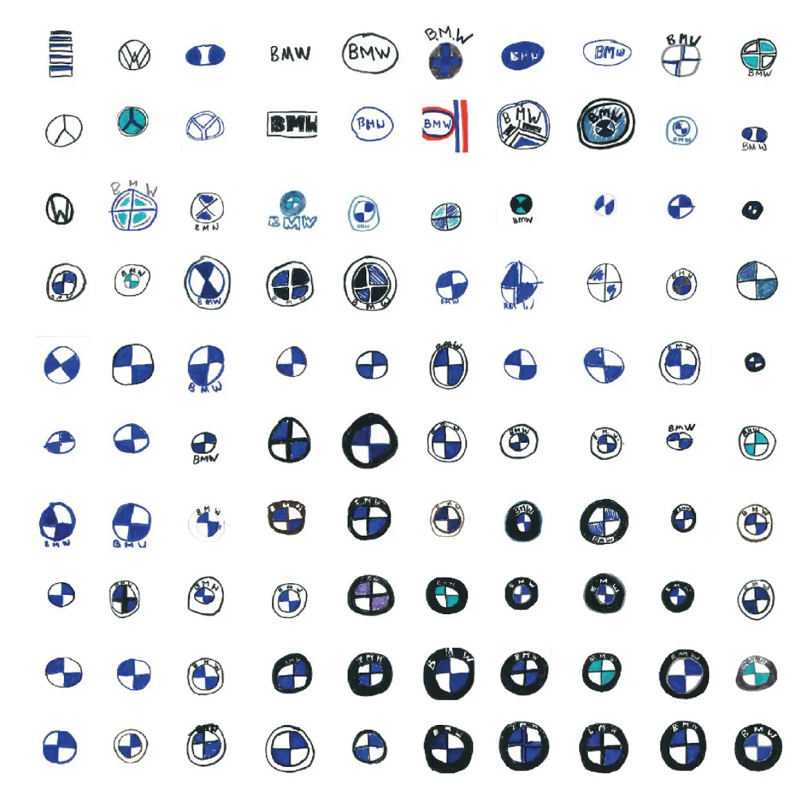 Aus dem Kopf ein Logo zeichnen? Das war die Aufgabe in diesem Test …