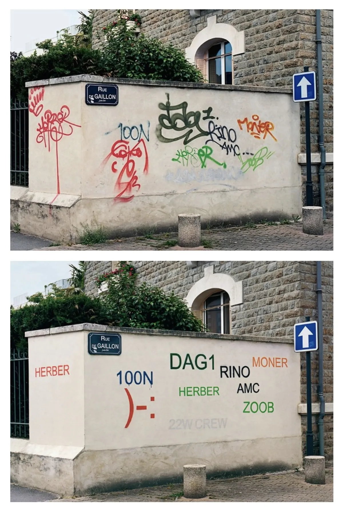 aufger&auml;umtes Grafitti