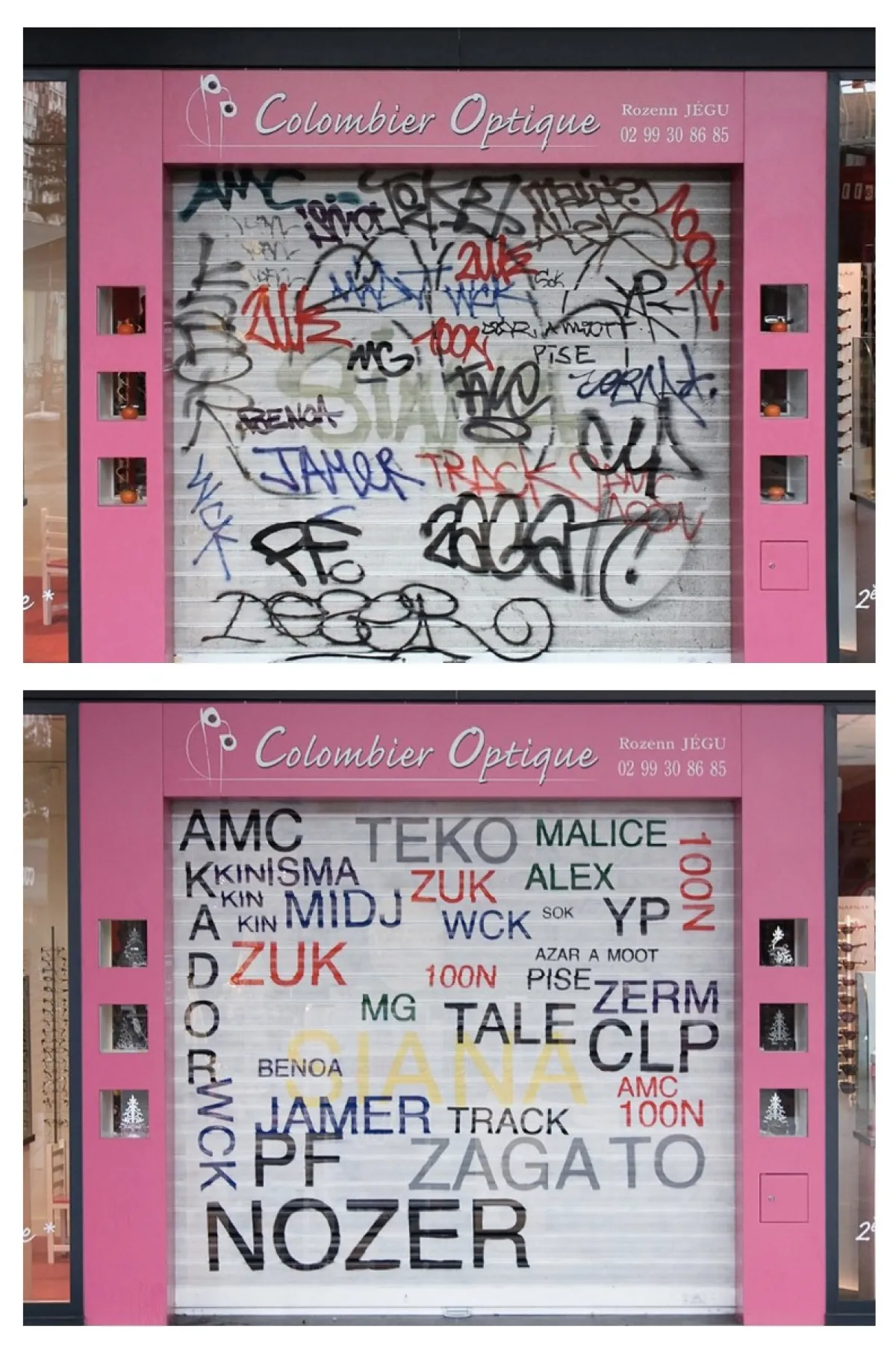aufger&auml;umtes Grafitti
