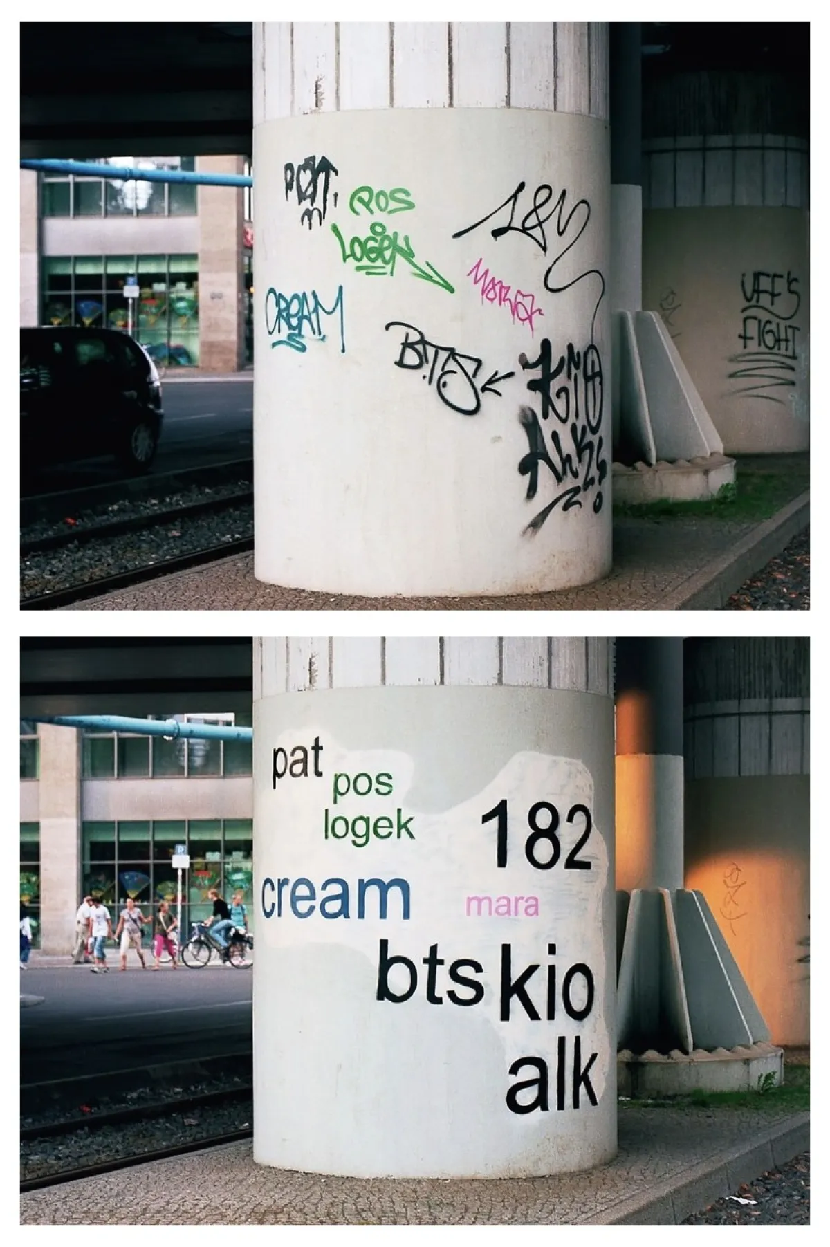 aufger&auml;umtes Grafitti